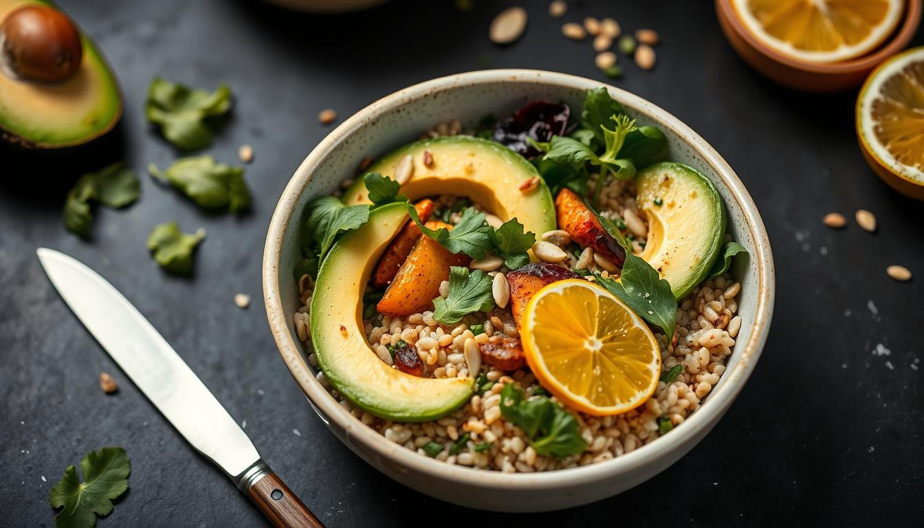 Fresh seasonal cooking dish